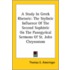 A Study In Greek Rhetoric: The Stylistic Influence Of The Second Sophistic On The Panegyrical Sermons Of St. John Chrysostom