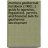 Montana Geothermal Handbook (1980); A Guide To Agencies, Regulations, Permits, And Financial Aids For Geothermal Development