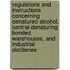 Regulations And Instructions Concerning Denatured Alcohol, Central Denaturing Bonded Warehouses, And Industrial Distilleries