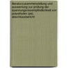 Literaturzusammenstellung Und Auswertung Zur Prüfung Der Spannungsrissempfindlichkeit Von Polyethylen (pe). Abschlussbericht by Unknown