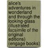 Alice's Adventures In Wonderland And Through The Looking-Glass (Illustrated Facsimile Of The Original Editions) (Engage Books)