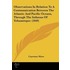 Observations In Relation To A Communication Between The Atlantic And Pacific Oceans, Through The Isthmus Of Tehuantepec (1849)