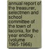 Annual Report Of The Treasurer, Selectmen And School Committee Of The Town Of Laconia, For The Year Ending . (Volume 1965-1966)