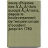 Cours D'Histoire Des Ã¯Â¿Â½Tats Europã¯Â¿Â½Ens, Depuis Le Bouleversement De L'Empire Romain D'Occident Jusqu'En 1789