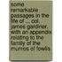 Some Remarkable Passages In The Life Of ... Col. James Gardiner. With An Appendix Relating To The Family Of The Munros Of Fowlis