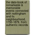 The Date-Book Of Remarkable & Memorable Events Connected With Nottingham And Its Neighbourhood, 1750-1879, From Authentic Records