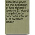 Alliterative Poem On The Deposition Of King Richard Ii (Volume 3); Ricardi Marydiston De Concordia Inter Ric Ii. Et Civitatem London