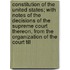 Constitution Of The United States; With Notes Of The Decisions Of The Supreme Court Thereon, From The Organization Of The Court Till