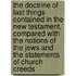 The Doctrine Of Last Things Contained In The New Testament, Compared With The Notions Of The Jews And The Statements Of Church Creeds