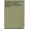 Grundwissen - Ich hab's - Deutsch - Mathematik - Englisch 3./4. Schuljahr. Übungsbuch für Vergleichs- und Klassenarbeiten sowie Tests by Unknown