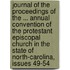 Journal Of The Proceedings Of The ... Annual Convention Of The Protestant Episcopal Church In The State Of North-Carolina, Issues 49-54