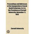 Proceedings And Addresses At The Inauguration Of Jacob Gould Schurman, Ll.D. To The Presidency Of Cornell University; November 11, 1892