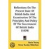 Reflections On The Present State Of British India And Examination Of The Principles And Policy Of The Government Of British India (1829)
