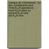 Rodrigue De Villandrando, L'Un Des Combattants Pour L'Indã¯Â¿Â½Pendence Franã¯Â¿Â½Aise Au Quinziã¯Â¿Â½Me Siã¯Â¿Â½Cle door Jules Ͽ