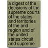 A Digest Of The Decisions Of The Supreme Courts Of The States And Territories Of The Arid Region And Of The United States Circuit And Supreme by Donald W. Campbell