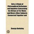 Siris; A Chain Of Philosophical Reflexions And Inquiries Concerning The Virtues Of Tar Water, And Divers Other Subjects Connected Together And