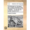 The Armenian; Or, The Ghost Seer. A History Founded On Fact. Translated From The German Of F. Schiller, ... By The Rev. W. Render.  Volume 3 Of 4 door Onbekend