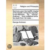 Sermons Upon The Twelfth Chapter Of The Epistle Of Paul The Apostle, To The Hebrews; ... By ... George Andrews ... Now Published Since His Death From door Onbekend