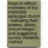 Helps To Official Members Of The Methodist Episcopal Church : Indicating Their Powers, Duties, And Privileges ; And Suggesting Sundry Mistakes, Method