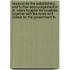 Reasons For The Establishing, And Further Encouragement Of St. Luke's Hospital For Lunaticks. Together With The Rules And Orders For The Government Th