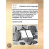 The American Criterion Of The English Language; Containing The Elements Of Pronunciation; In Five Sections. For The Use Of English Schools And Foreign door Onbekend