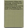Transmission Critique and Poetology. Structuring and Assessment of the Transmission of the Summer Songs by Neidhart on the Basis of the Poetological M by Anna Kathrin Bleuler