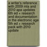 A Writer's Reference With 2009 Mla And 2010 Apa Updates 6th Ed + Research And Documentation In The Electronic Age 5th Ed + Research Pack With 2010 Update door Diana Hacker