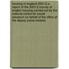 Housing In England 2001/2,A Report Of The 2001/2 Survey Of English Housing Carried Out By The National Centre For Social Research On Behalf Of The Office Of The Deputy Prime Minister door Hayley Mew