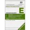 The Building Regulations 1991 Approved Document E Resistance To Passage Of Sound E1 Airborne Sound (Walls); E2 Airborne Sound (Floors And Stairs); E3 Impact Sound (Floors And Stairs) by Great Britain Welsh Office