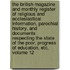The British Magazine And Monthly Register Of Religious And Ecclesiastical Information, Parochial History, And Documents Respecting The State Of The Poor, Progress Of Education, Etc, Volume 12