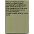 Manual Relating To Public Parks In Massachusetts, Containing The Metropolitan Park Commission Act And Other General And Local Park Acts, And Decisions Of The Supreme Court Of Massachusetts Relating To The Same