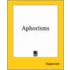 Aphorisms