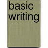Basic Writing by Rebecca Williams Mlynarczyk