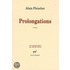 Prolongations