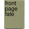 Front Page Fate door Brigit Zahara