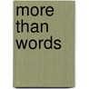More Than Words by Lauren Kramer