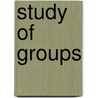 Study of Groups door Josephine Klein