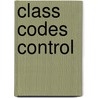 Class Codes Control door 'Unknown'