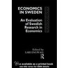 Economics in Sweden door Lars Engwall