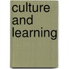 Culture and Learning door Onbekend