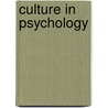 Culture in Psychology by Corinne Squire