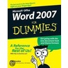 Word 2007 For Dummies door Dan Gookin