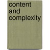 Content and Complexity door Michael J. Albers