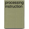 Processing Instruction door Bill Vanpatten