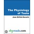 The Physiology of Taste