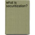What Is Securitization?