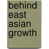 Behind East Asian Growth door Onbekend