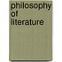Philosophy of Literature