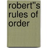 Robert''s Rules of Order by Thomas J. Balch