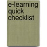E-learning Quick Checklist by Badrul Khan
